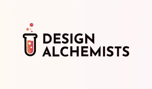 Alchemist logo design created by Dejan Veljanoski showcasing modern branding for Design Alchemists